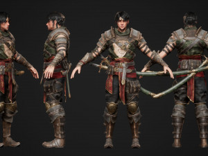 Eastern Assassin 3D 模型