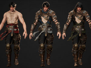 Eastern Assassin 3D 模型