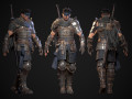 Hero Mercenary Warrior 3D Models