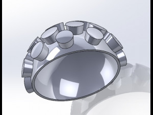 ball with columns 3D मॉडल