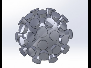 ball with columns 3D मॉडल