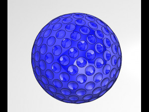 golf ball Modelo de impresión 3D
