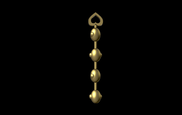 butt plug love 3D Model .c4d .max .obj .3ds .fbx .stl .blend