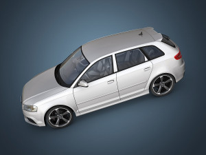 audi rs3 sportback 3D Model