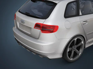 audi rs3 sportback 3D Model