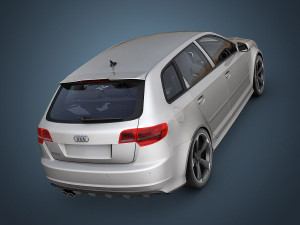 audi rs3 sportback 3D Model