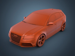 audi rs3 sportback 3D Model