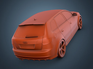 audi rs3 sportback 3D Model