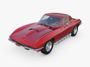 chevrolet corvette stingray c2 3D 모델