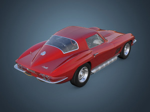 chevrolet corvette stingray c2 3D Model