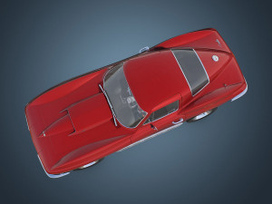 chevrolet corvette stingray c2 3D Model
