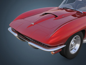 chevrolet corvette stingray c2 3D Model
