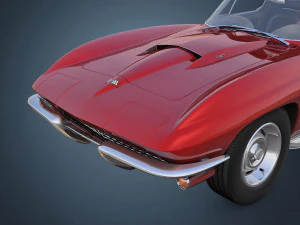 chevrolet corvette stingray c2 3D Model