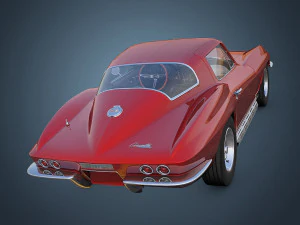 chevrolet corvette stingray c2 3D Model