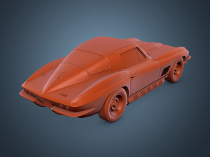chevrolet corvette stingray c2 3D Model