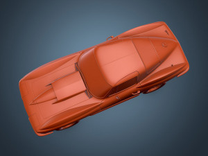 chevrolet corvette stingray c2 3D Model