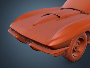 chevrolet corvette stingray c2 3D Model
