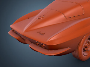 chevrolet corvette stingray c2 3D Model
