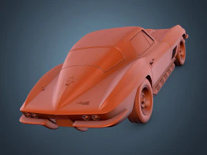 chevrolet corvette stingray c2 3D Model