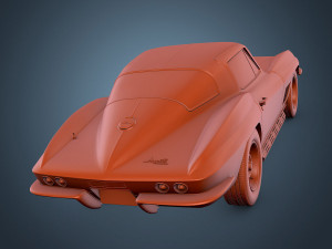 chevrolet corvette stingray c2 3D Model