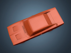 dodge charger r-t 1969 3D Model