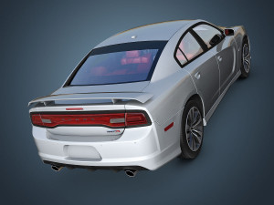 dodge charger srt8 2012 3D Model