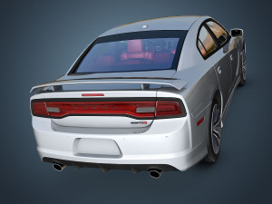 dodge charger srt8 2012 3D Model
