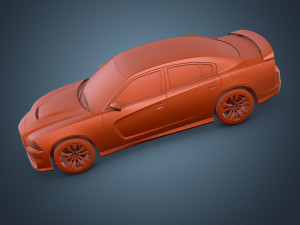dodge charger srt8 2012 3D Model