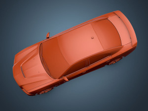 dodge charger srt8 2012 3D Model