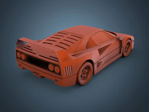 ferrari f40 3D Model