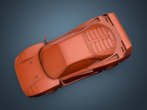 ferrari f40 Model 3D