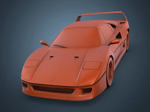 ferrari f40 3D Model