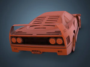 ferrari f40 3D Model