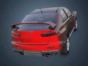mitsubishi lancer evo x 3D Model
