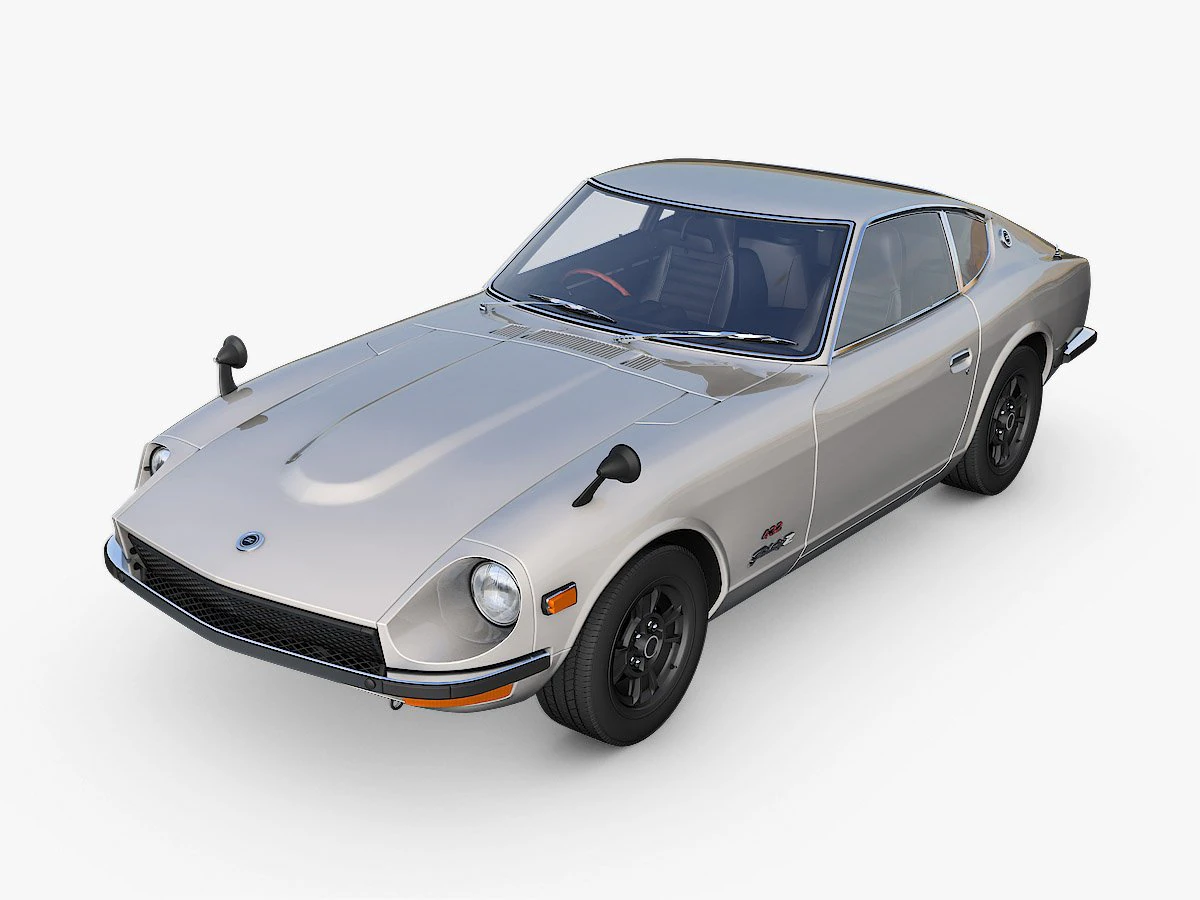 nissan fairlady 240z 3D Model .c4d .max .obj .3ds .fbx .stl .blend 