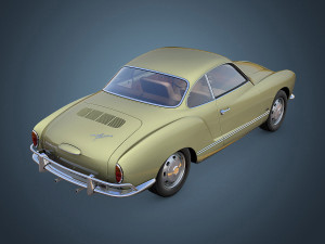 volkswagen karmann ghia Model 3D
