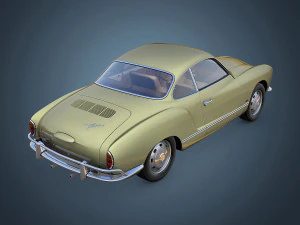 volkswagen karmann ghia 3D Model