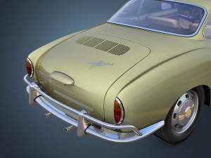 volkswagen karmann ghia Model 3D
