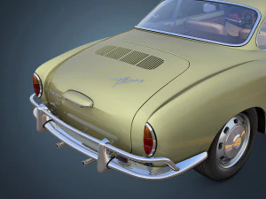 volkswagen karmann ghia 3D Model