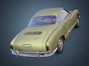 volkswagen karmann ghia Model 3D