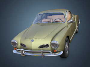volkswagen karmann ghia Model 3D