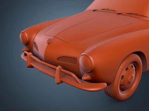 volkswagen karmann ghia 3D Model