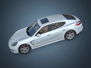 porsche panamera Modelo 3D