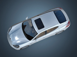 porsche panamera Modelo 3D