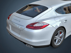 porsche panamera Modelo 3D