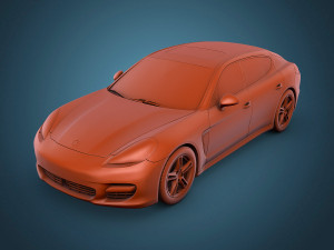 porsche panamera Modelo 3D