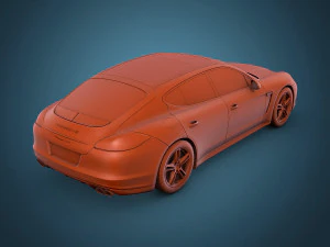 porsche panamera 3D Model