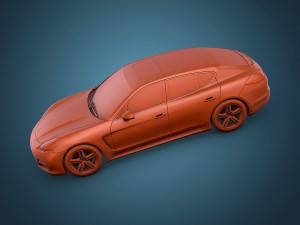 porsche panamera Modelo 3D