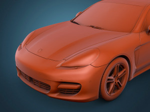 porsche panamera Modelo 3D