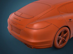 porsche panamera 3D Model